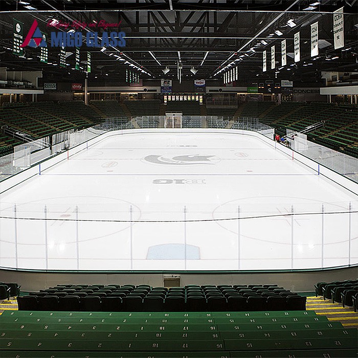 Tempered Glass For Hockey Rinks